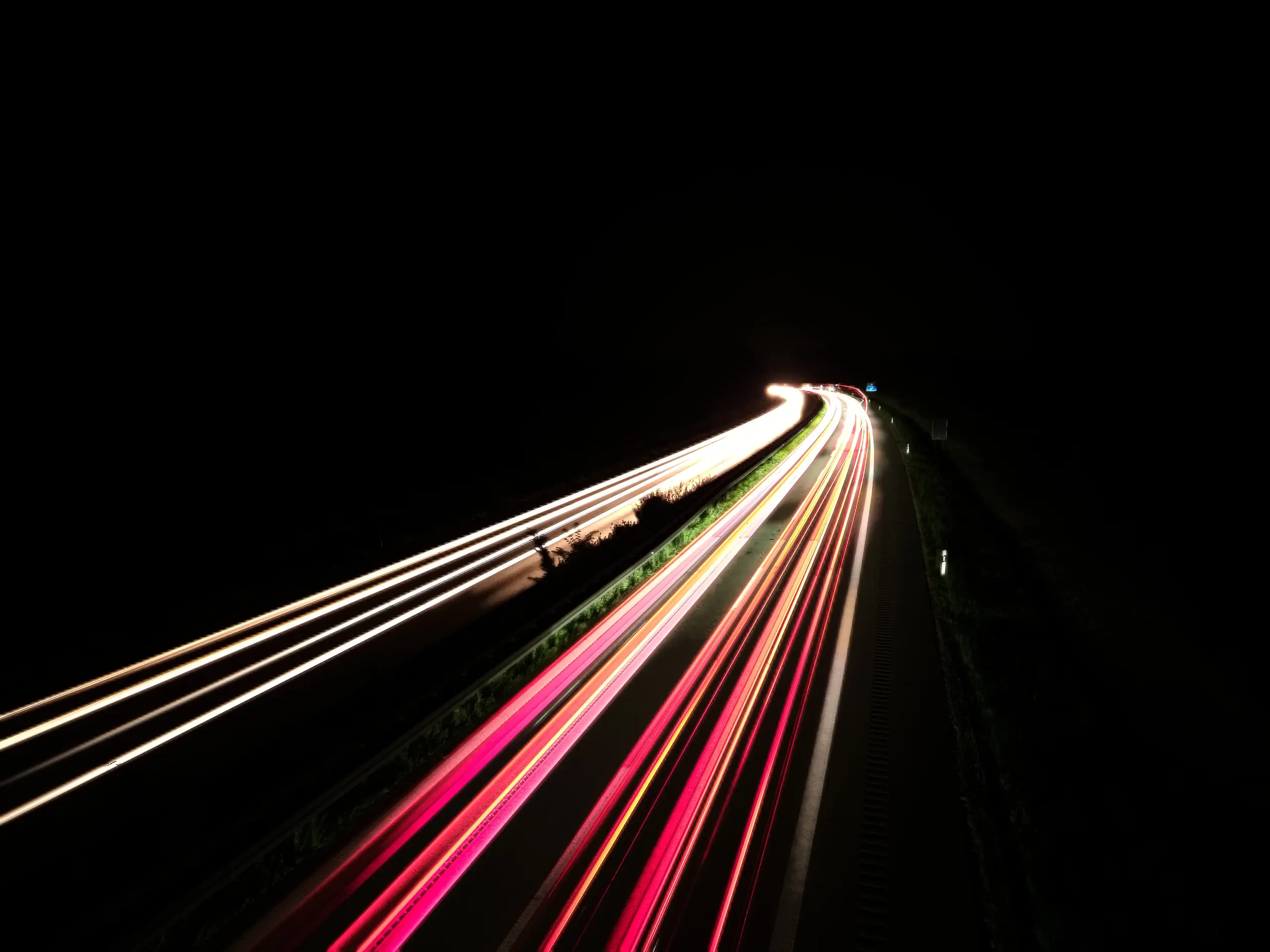 Autobahn Nachts Bild 2